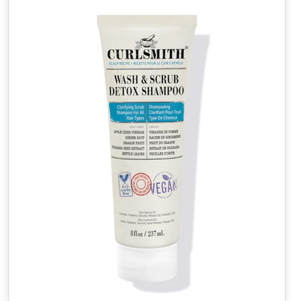 CURLSMITH WASH&SCRUB DETOX SHAMPOO